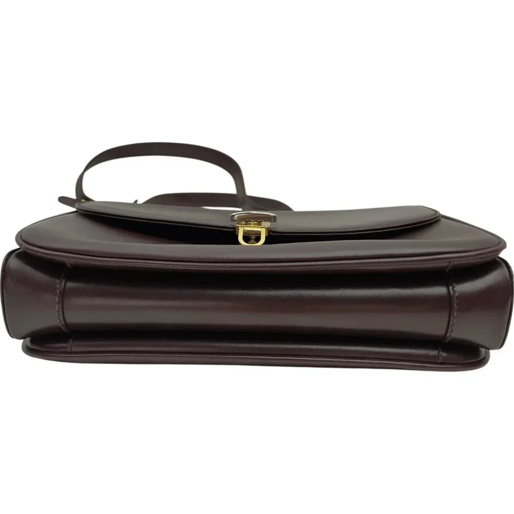 744166BV (L1) Bally Crossbody Bag Brown Leather - Picture 3 of 9